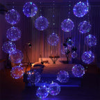 PartyFun4u 18-Pack LED Balloons — Batteries Included, 3 Modes, 24" Latex for Weddings & Parties