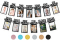 PartyHooman 1st Birthday Photo Banner with Frames – 0-12 Months Milestones Garland (Black)