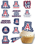 Arizona Wildcats Cupcake Toppers - University of Arizona Party Supplies (24 Pieces) | PartyKandy