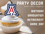 Arizona Wildcats Cupcake Toppers - University of Arizona Party Supplies (24 Pieces) | PartyKandy