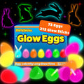 PartySticks 72 Glow Easter Eggs + 216 Mini Glow Sticks (288pcs total)