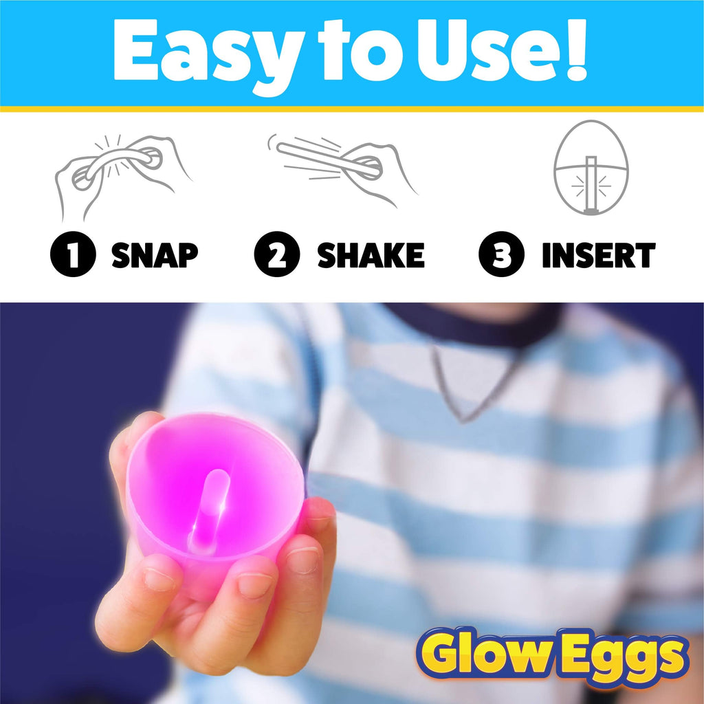 PartySticks 72 Glow Easter Eggs + 216 Mini Glow Sticks (288pcs total)