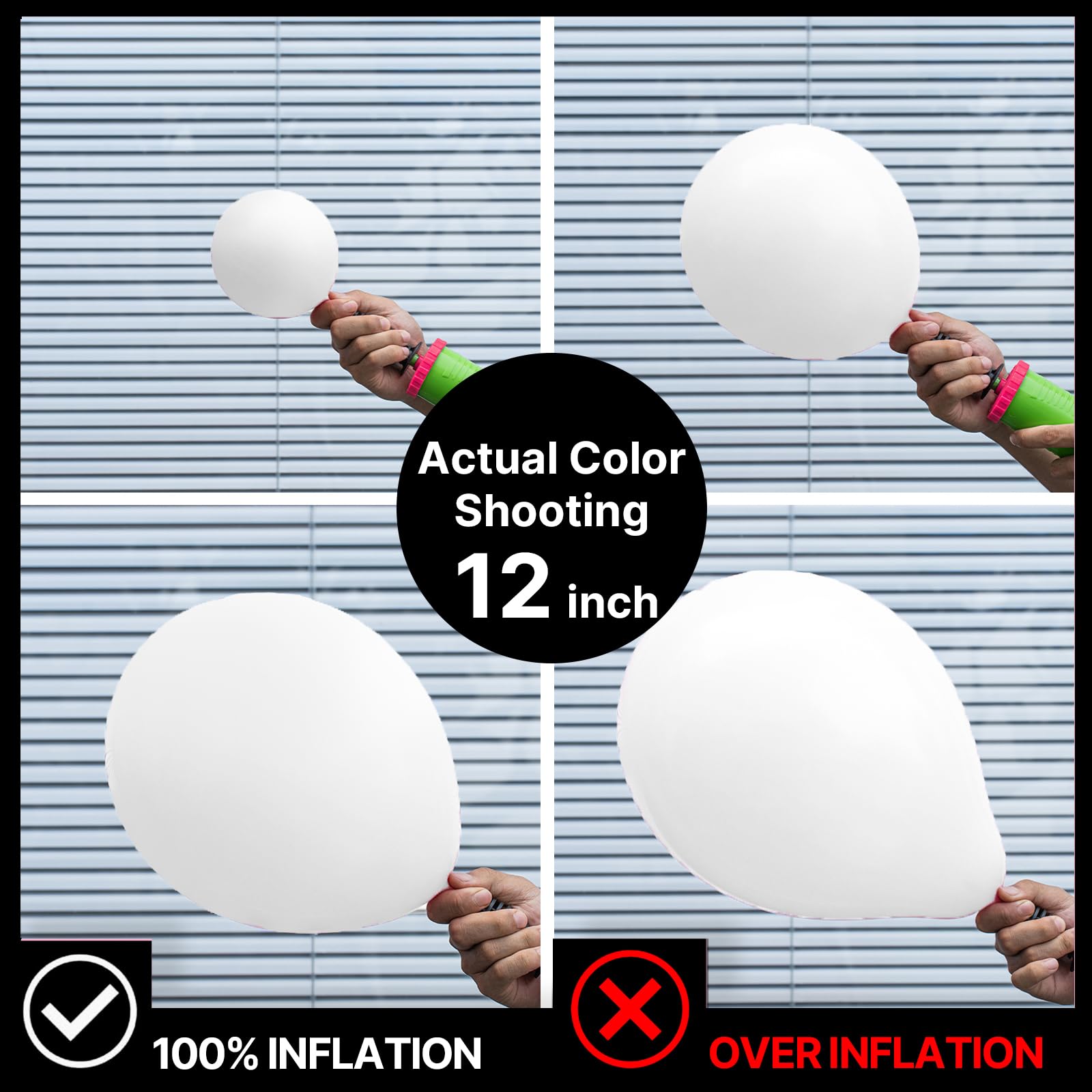 PartyWoo White Balloons 85 Pcs – Matte Latex Arch Kit for Weddings & Parties