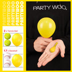 PartyWoo Yellow Balloons 50pcs | 5 Inch Matte Latex for Birthday, Baby Shower & More