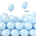 PartyWoo Baby Blue Balloons 50pcs - 5in Latex for Celebrations
