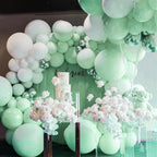 PartyWoo Mint Green Balloons – 50 Pack, 12” Latex Balloons for Parties