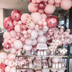 PartyWoo Pale Pink Balloons – 100pc Set for Arch Garlands & Party Decor