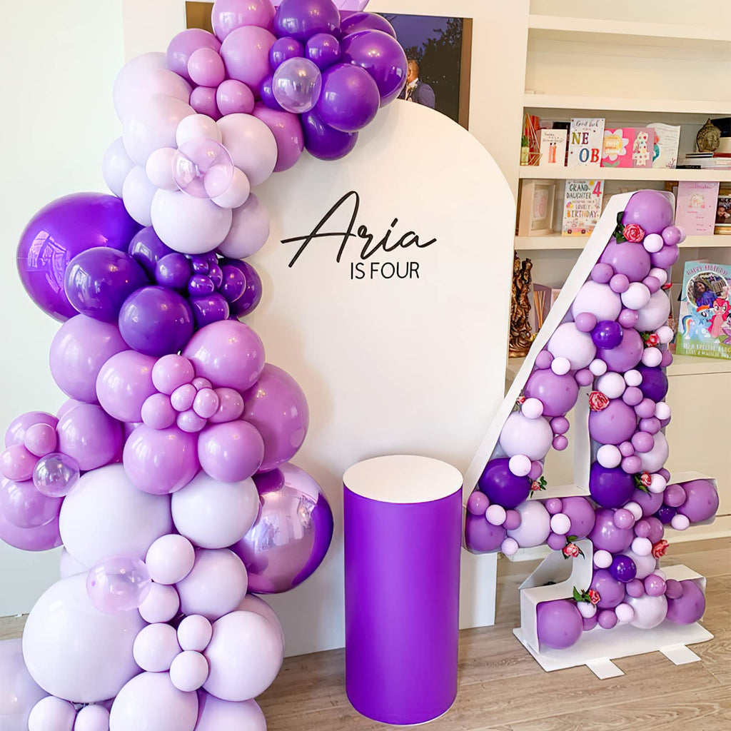 PartyWoo Lavender Balloons - 50 pcs, 12in Light Purple Latex Balloons for Parties, Weddings, Baby Showers