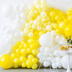 PartyWoo Yellow Balloons 50pcs | 5 Inch Matte Latex for Birthday, Baby Shower & More