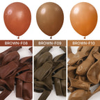 PartyWoo Tan Balloons 140 Pcs Boho Neutral Latex Arch Kit – 18/12/10/5 Inch for Birthday, Safari & Baby Shower