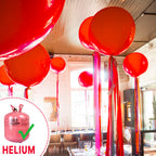 PartyWoo Red Balloons 36in - 4 Pack | Premium Latex Party Decor