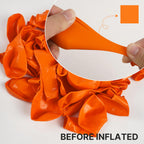 PartyWoo Orange Balloons – 50 Pack, 5-Inch Latex for Fall Parties