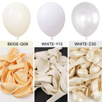 PartyWoo Balloons - 50 Pack 5-Inch Matte White Balloons for Weddings & Parties