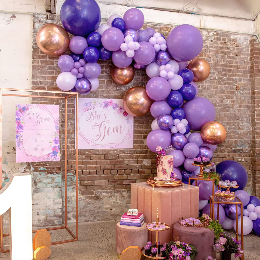 PartyWoo Lavender Balloons - 50 pcs, 12in Light Purple Latex Balloons for Parties, Weddings, Baby Showers