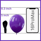 PartyWoo Dark Purple Balloons – 50x 5inch Royal Purple Latex Party Decorations for Weddings, Birthdays, and More