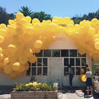PartyWoo Mustard Yellow Balloons 120pcs – Boho Fall Arch Kit, 18/12/10/5 Inch
