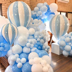 PartyWoo Light Blue Balloons – 50pcs, 12 inch Latex Balloons for Baby Showers, Weddings & Celebrations