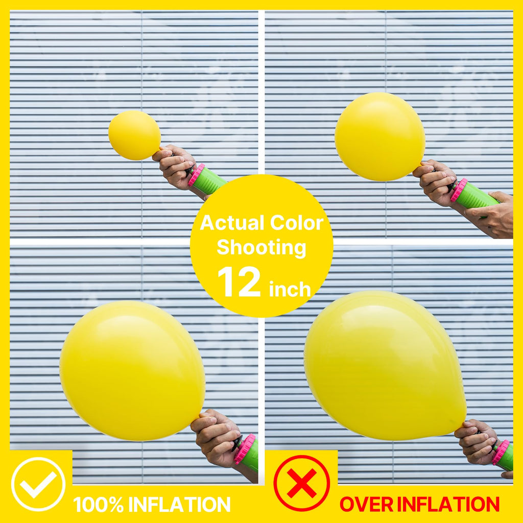 PartyWoo Yellow Balloons 50pcs | 5 Inch Matte Latex for Birthday, Baby Shower & More