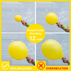 PartyWoo Yellow Balloons 50pcs | 5 Inch Matte Latex for Birthday, Baby Shower & More