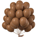 PartyWoo Brown Balloons – 50-Pack, 12-Inch Latex Neutral Balloons for Baby Shower, Birthday & Woodland Theme