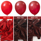 PartyWoo Burgundy Balloons 100pcs | 12in Dark Red Latex Balloons for Parties