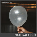 PartyWoo Clear Balloons Arch Kit – 140pcs (18/12/10/5in) for Graduation & Weddings