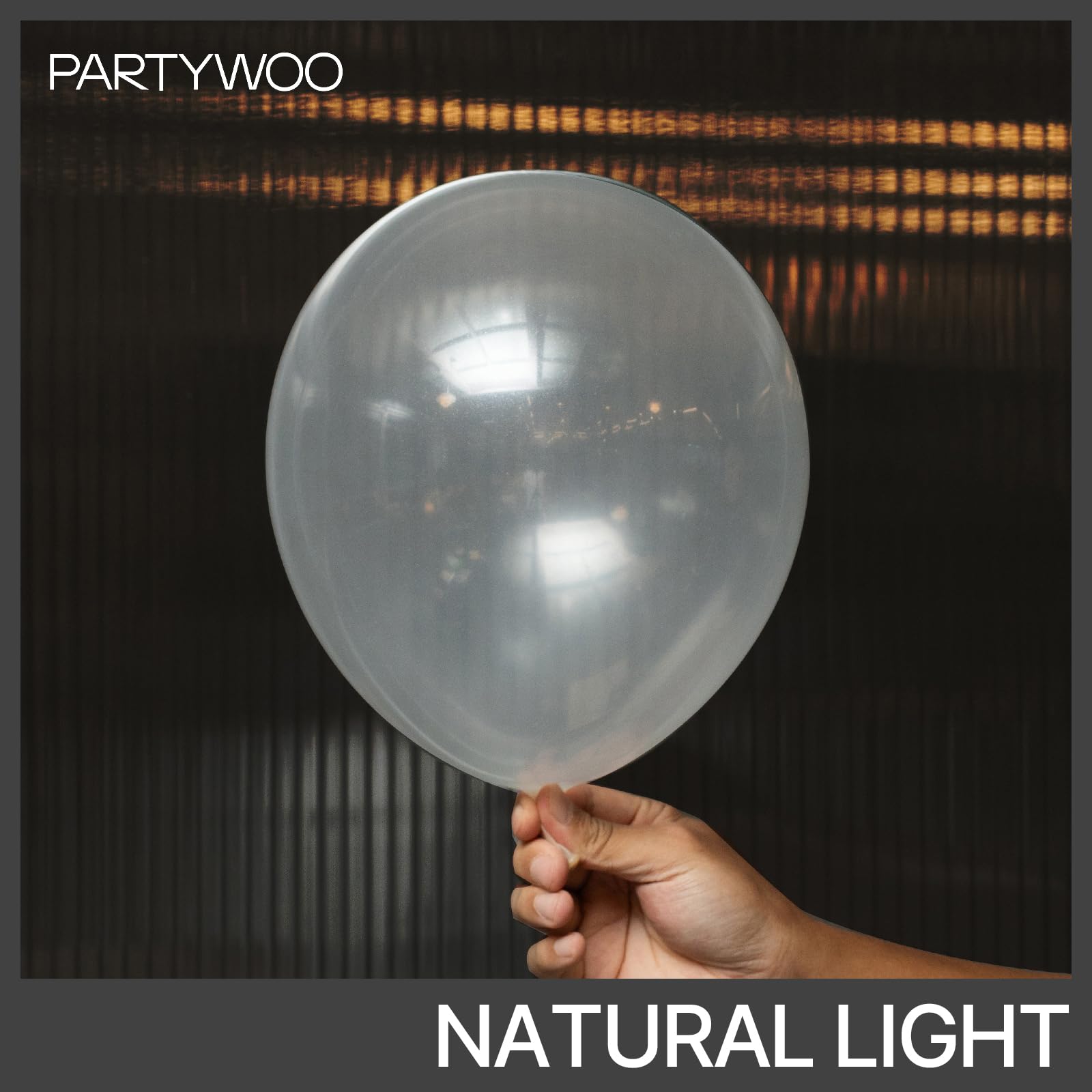 PartyWoo Clear Balloons Arch Kit – 140pcs (18/12/10/5in) for Graduation & Weddings