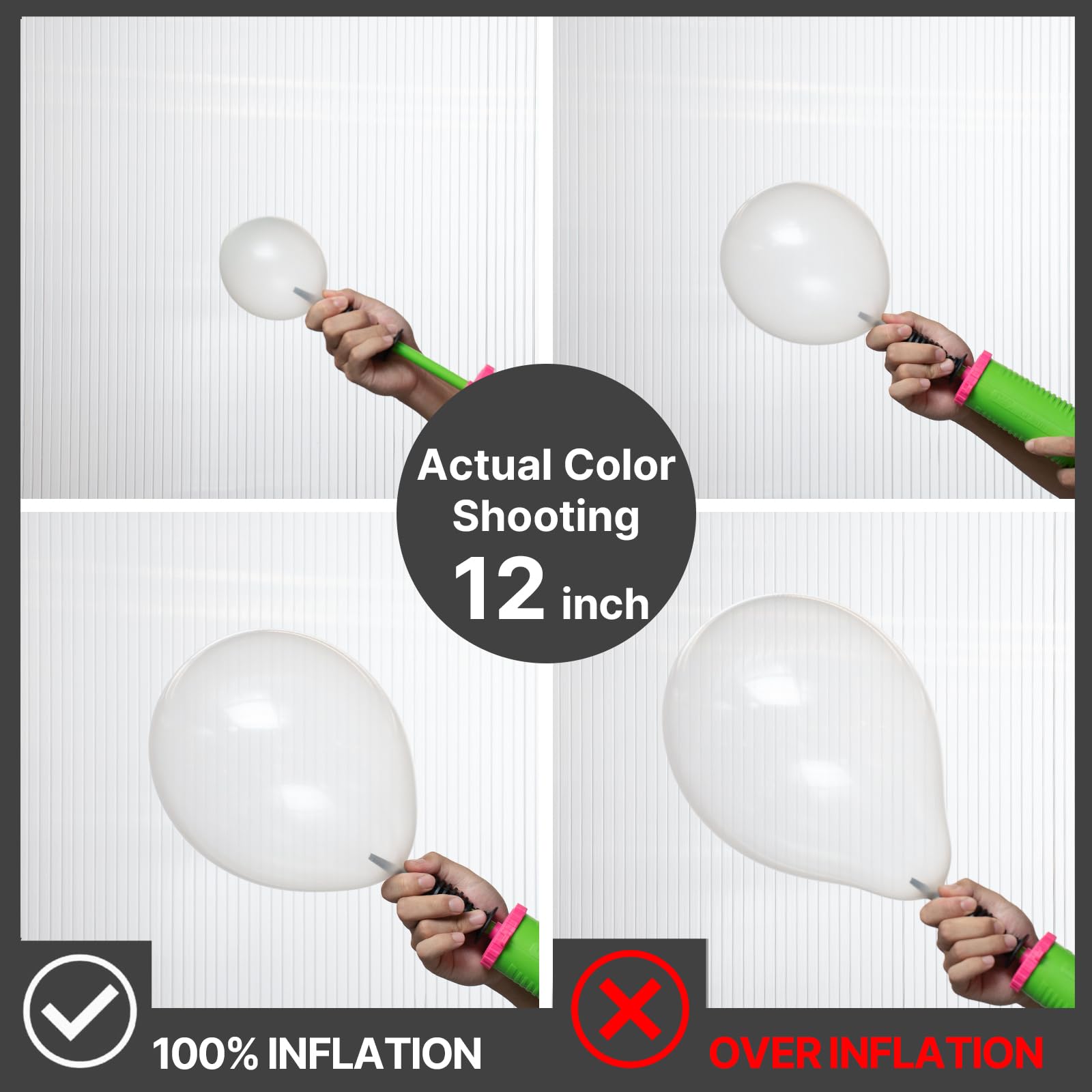 PartyWoo Clear Balloons Arch Kit – 140pcs (18/12/10/5in) for Graduation & Weddings