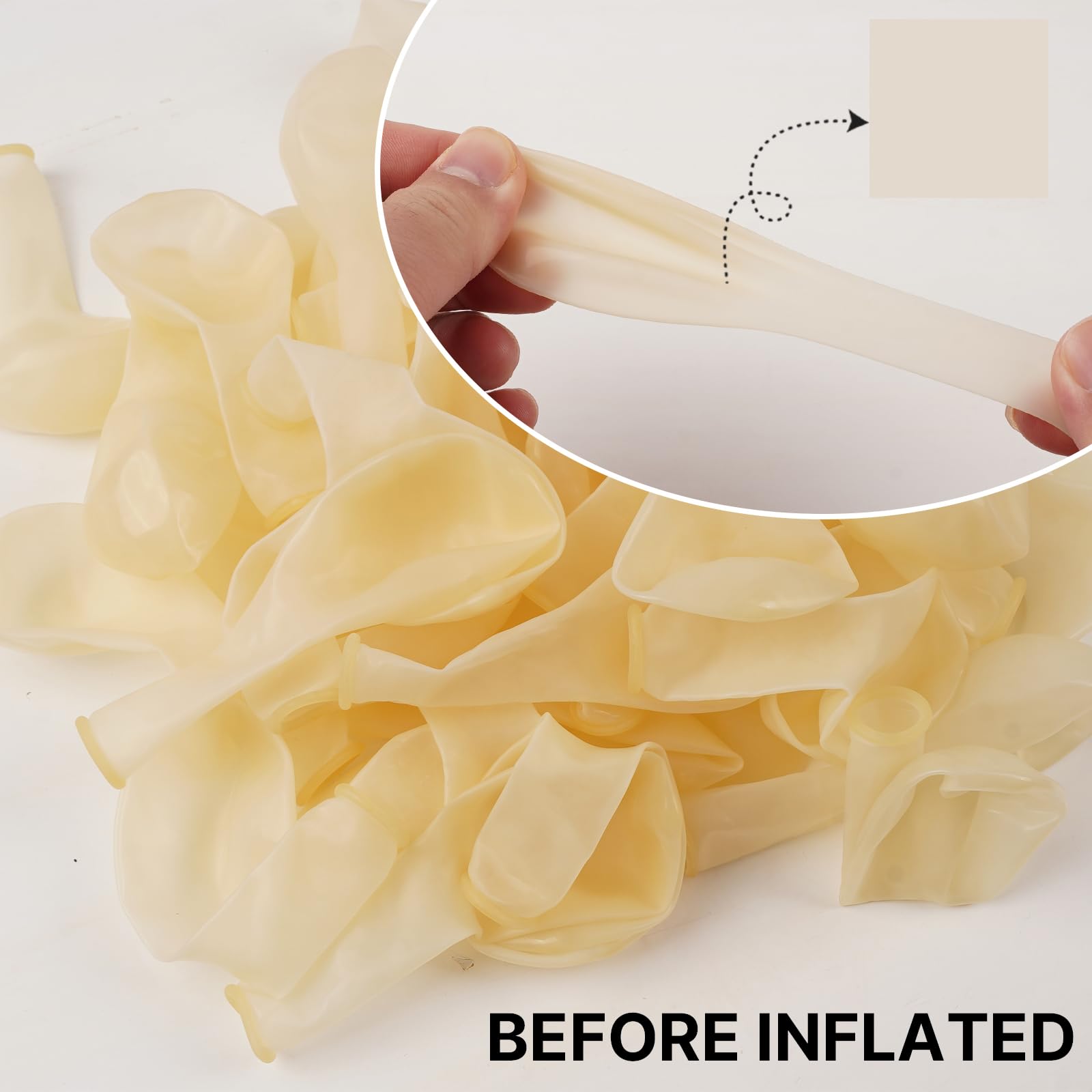 PartyWoo Clear Balloons Kit — 85pcs in 18/12/10/5 Inch for Graduation, Wedding & Baby Shower