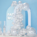 PartyWoo Clear Balloons Kit — 85pcs in 18/12/10/5 Inch for Graduation, Wedding & Baby Shower