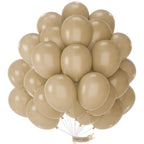 PartyWoo Cream Balloons 50 Pcs - 12in Beige Ivory Neutral Latex for Weddings & Celebrations
