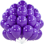 PartyWoo Dark Purple Balloons – 50pcs, 12in Royal Purple Latex Balloons for Birthday, Baby Shower & More