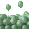PartyWoo Dusty Green Balloons – 50ct, 5in Matte Sage (Boho)