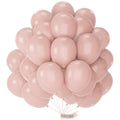 PartyWoo Dusty Pink Balloons 50pcs 12in – Boho Blush Latex Party Decor