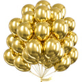 PartyWoo Gold Balloons – 50pc 12in Latex Balloons for Party Decor