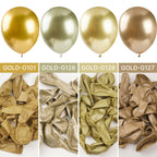 PartyWoo Gold Balloons – 50pc 12in Latex Balloons for Party Decor