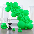 PartyWoo Green Balloons – 127 Pcs in 5 Sizes Balloon Arch Kit for Parties