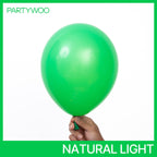 PartyWoo Green Balloons 100 Pcs – Mixed Sizes Balloon Arch Kit for Birthday & Parties