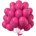 PartyWoo Hot Pink Balloons – 50 Pack, 12" Magenta Fuchsia Latex Balloons for Weddings & Parties