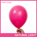 PartyWoo Hot Pink Balloons 99 pcs — Magenta Fuchsia Balloon Arch Kit for Baby Shower, Wedding, Birthday