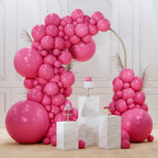 PartyWoo Hot Pink Balloons 99 pcs — Magenta Fuchsia Balloon Arch Kit for Baby Shower, Wedding, Birthday