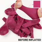 PartyWoo Hot Pink Balloons – 50 Pack, 12" Magenta Fuchsia Latex Balloons for Weddings & Parties