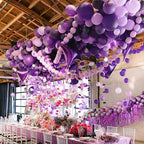 PartyWoo Lavender Balloons Kit – 127pc Pastel Purple Set for Baby Showers & Parties