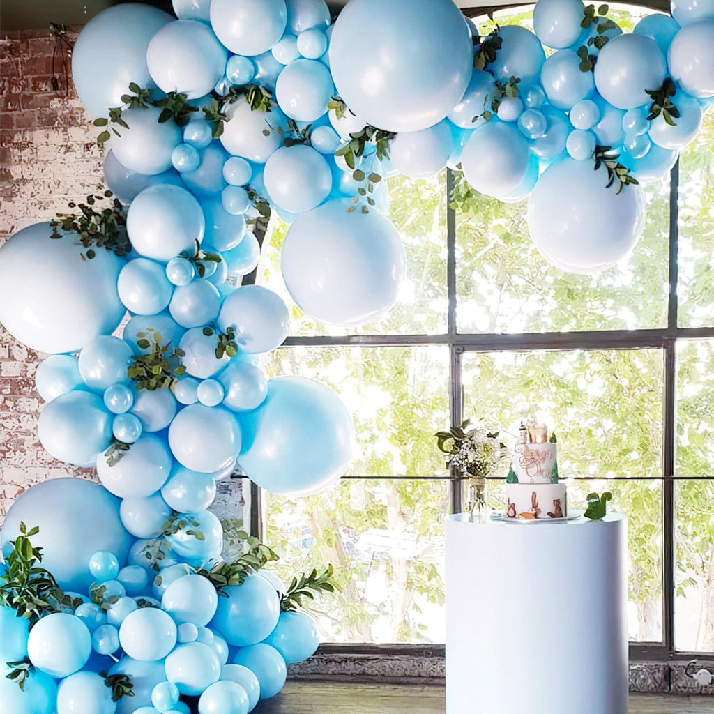 PartyWoo Light Blue Balloons – 50pcs, 5in Pastel Sky Aqua for Weddings, Birthdays, Baby Showers