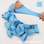 PartyWoo Light Blue Balloons 120pcs — 18in, 12in, 10in, 5in Arch Kit & Garland for Birthday, Baby Shower, Graduation