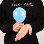 PartyWoo Light Blue Balloons – 50pcs, 5in Pastel Sky Aqua for Weddings, Birthdays, Baby Showers