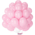 PartyWoo Light Pink Balloons 100pcs - 12in Pastel Pink Party Decor for Baby Shower, Wedding & More