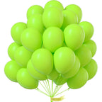 PartyWoo Lime Green Neon Latex Balloons – 50 Pack, 12 Inch for Parties
