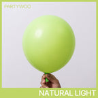 PartyWoo Lime Green Balloons Kit – 120pcs Latex Arch Garland for Weddings & Parties