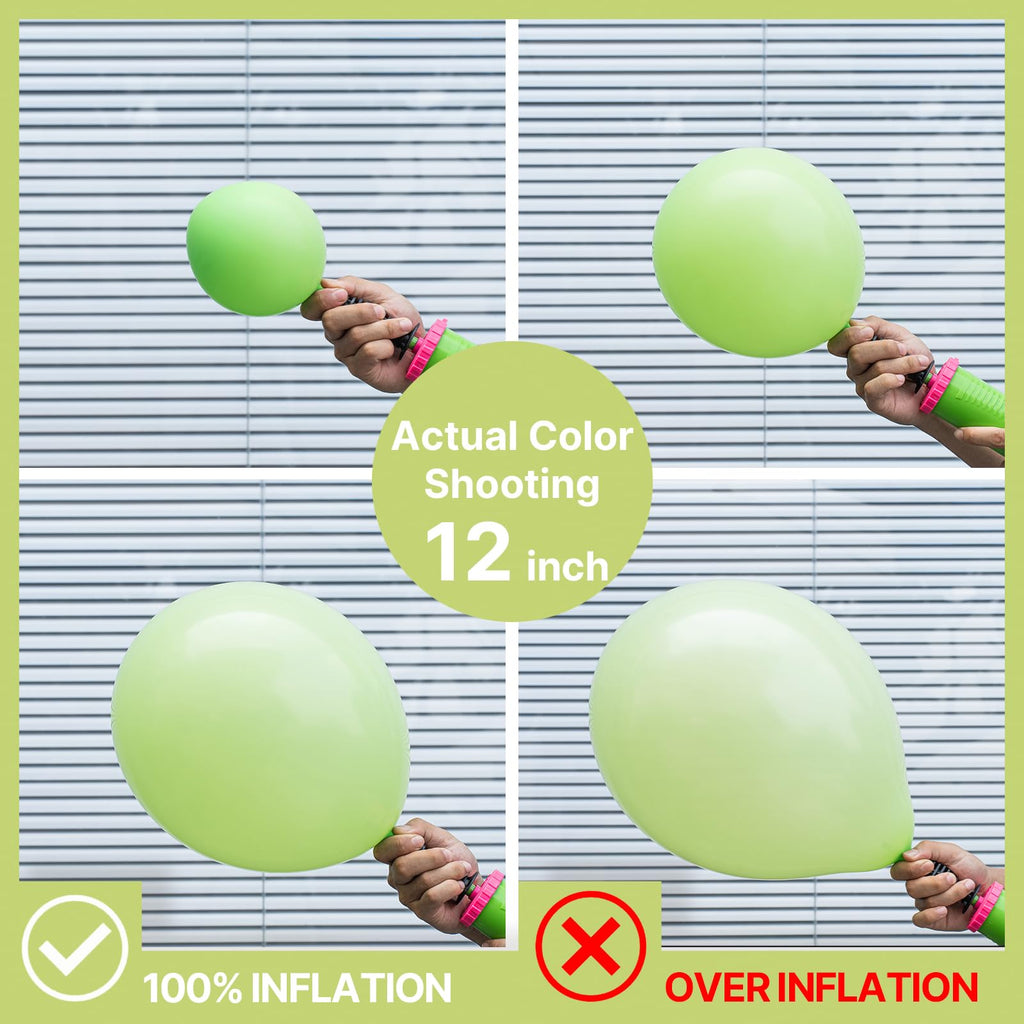 PartyWoo Lime Green Balloons Kit – 140pcs Latex Arch Kit for Wedding, Birthday & Theme Parties